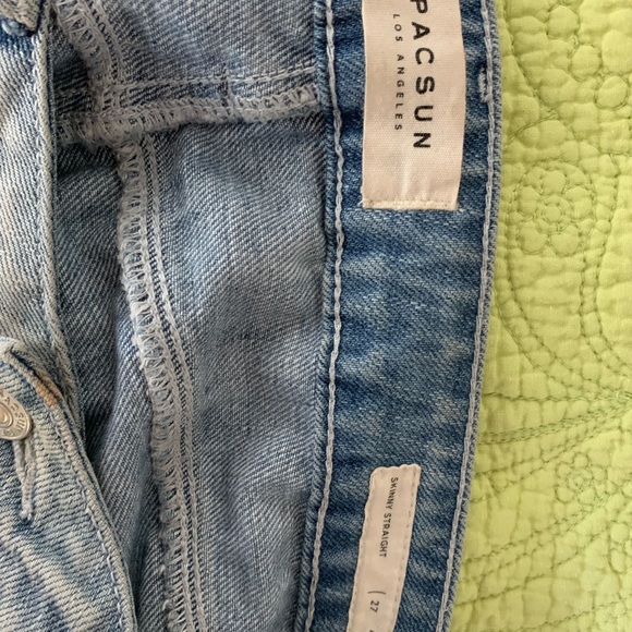 PacSun Color Block Straight Leg Jeans - Picture 3 of 3